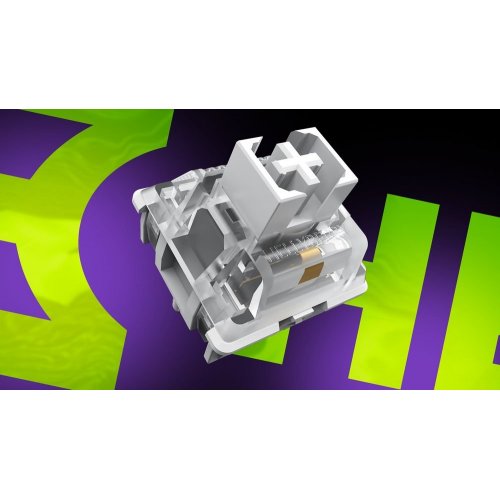 Уцінка клавіатура HATOR HK75 Hellyberry Mechanical Linear White/Violet (Розкрита упаковка, 909329) купити в Україні | Telemart фото