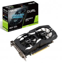 Видеокарта Asus GeForce GTX 1650 Dual 4096MB (DUAL-GTX1650-4G) (Восстановлено продавцом, 909334)