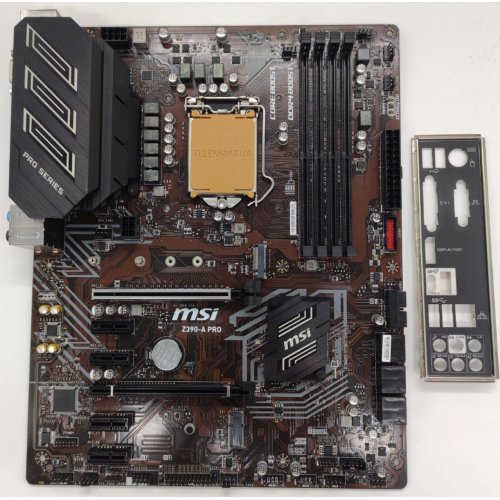 Материнська плата MSI Z390-A PRO (s1151-v2, Intel Z390) (Відновлено продавцем, 909353) купити в Україні | Telemart фото