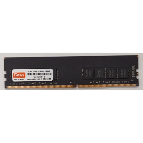 Озп Dato DDR4 16GB 2666Mhz (DT16G4DLDND26) (Відновлено продавцем, 909365) купити в Україні | Telemart фото