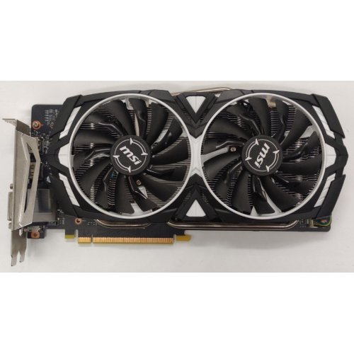 Відеокарта MSI GeForce GTX 1060 Armor OC V1 6144MB (GTX 1060 ARMOR 6G OCV1) (Відновлено продавцем, 909371) купити в Україні | Telemart фото