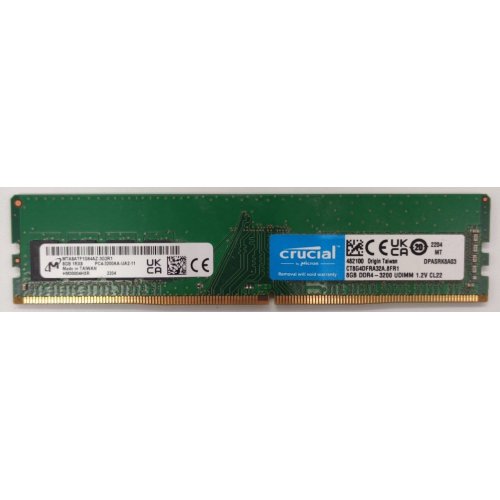 Озу Crucial DDR4 8GB 3200Mhz (CT8G4DFRA32A) (Восстановлено продавцом, 909375) купить в Украине | Telemart фото