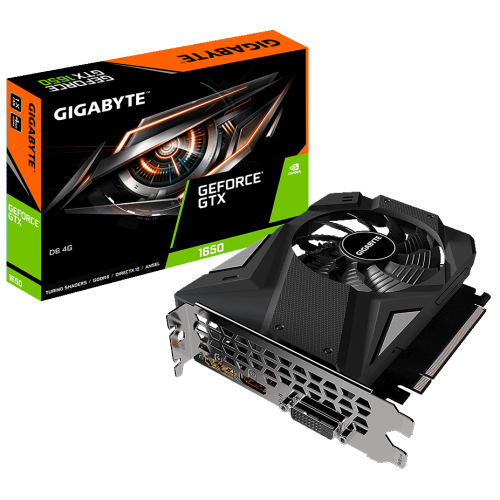 Відеокарта Gigabyte GeForce GTX 1650 D6 4096MB (GV-N1656D6-4GD) (Відновлено продавцем, 909380) купити в Україні | Telemart фото