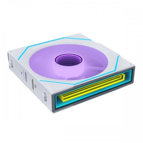 Уцінка кулер для корпусу Lian Li Uni Fan SL-INF Wireless 120 (G99.12SLIN1W1W.00) White (Розкрита упаковка, 909386) купити в Україні | Telemart фото
