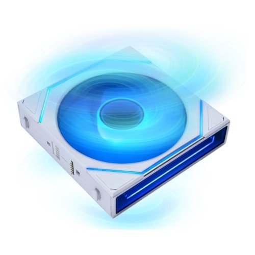Уцінка кулер для корпусу Lian Li Uni Fan SL-INF Wireless 120 (G99.12SLIN1W1W.00) White (Розкрита упаковка, 909386) купити в Україні | Telemart фото