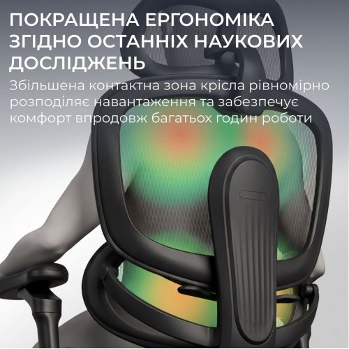 Крісло офісне з підставкою для ніг Sihoo DORO C500 V2 with Footrest (C500-V2-B101-JT) Black купити в Україні | Telemart фото