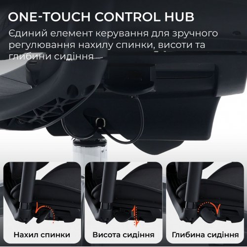 Офисное кресло Sihoo DORO C300 Pro V2 (C300-PRO-V2-B101) Black купить в Украине | Telemart фото