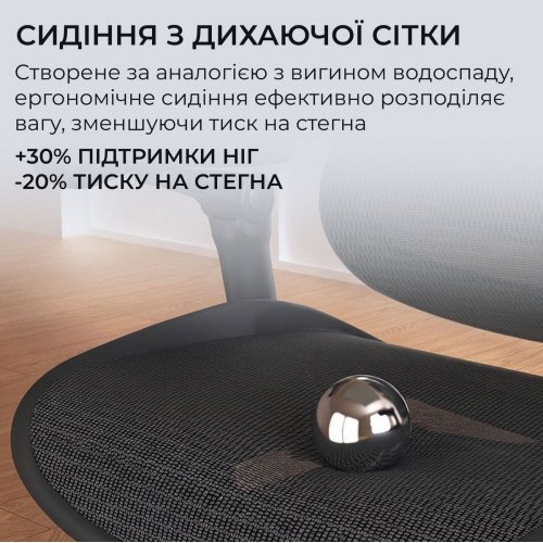 Офисное кресло Sihoo DORO C300 Pro V2 (C300-PRO-V2-B101) Black купить в Украине | Telemart фото