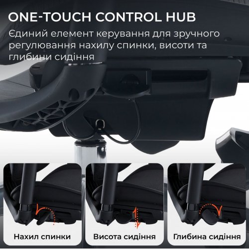 Крісло офісне з підставкою для ніг Sihoo DORO C300 Pro V2 with Footrest (C300-PRO-V2-B101-JT) Black купити в Україні | Telemart фото