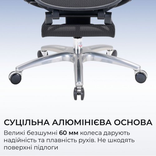Крісло офісне з підставкою для ніг Sihoo DORO C300 Pro V2 with Footrest (C300-PRO-V2-B101-JT) Black купити в Україні | Telemart фото