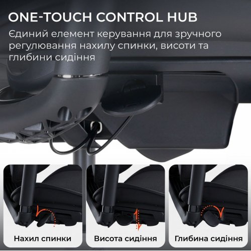 Офисное кресло Sihoo DORO C300 Lite V2 (C300-LITE-V2-B101) Black купить в Украине | Telemart фото