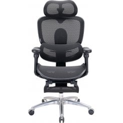 Крісло офісне з підставкою для ніг Sihoo DORO C300 Lite V2 with Footrest (C300-LITE-V2-B101-JT) Black