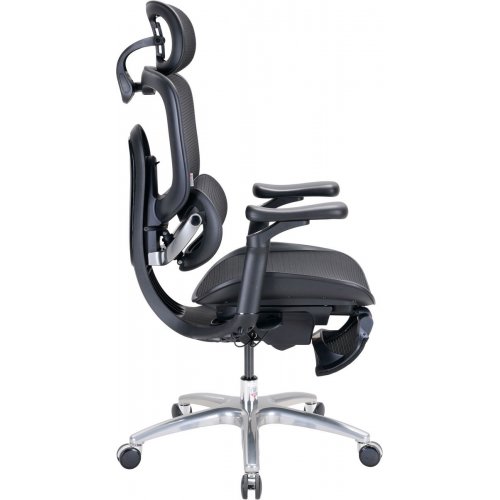 Крісло офісне з підставкою для ніг Sihoo DORO C300 Lite V2 with Footrest (C300-LITE-V2-B101-JT) Black купити в Україні | Telemart фото