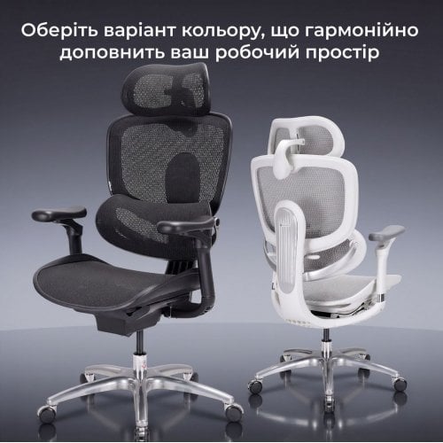 Офисное кресло Sihoo DORO C300 Lite V2 (C300-LITE-V2-B102) White купить в Украине | Telemart фото