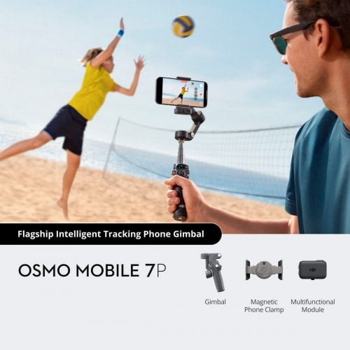 Стедікам DJI Osmo Mobile 7P (CP.OS.00000401.01) Black купити в Україні | Telemart фото