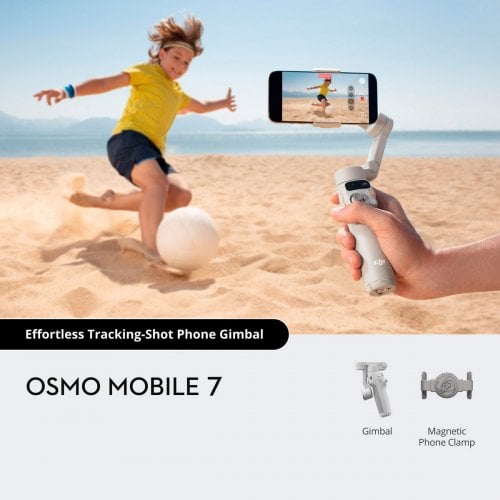 Стедікам DJI Osmo Mobile 7 (CP.OS.00000406.01) Grey купити в Україні | Telemart фото