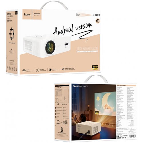 Проєктор Hoco DT3 Android (6942007629669) купити в Україні | Telemart фото