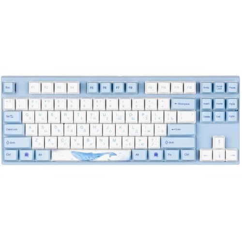 Клавиатура Varmilo VEM87 Sea Melody EC V2 Ivy (A33A038B1A3A17A033) Blue/White купить в Украине | Telemart фото