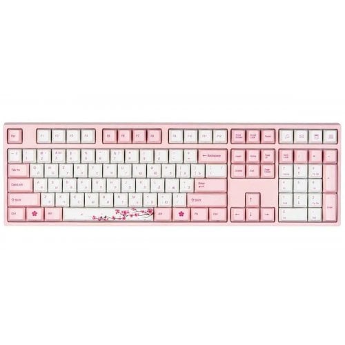 Клавиатура Varmilo VEM108 Sakura R1 EC V2 Ivy (A36A042B1A3A17A036) Pink/White купить в Украине | Telemart фото