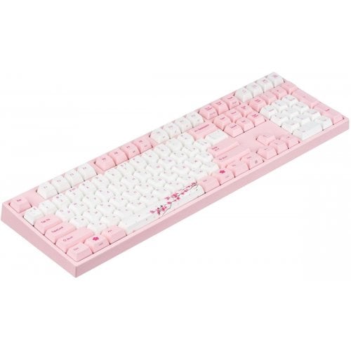 Клавиатура Varmilo VEM108 Sakura R1 EC V2 Ivy (A36A042B1A3A17A036) Pink/White купить в Украине | Telemart фото