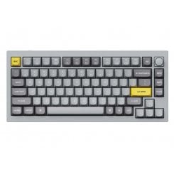 Клавіатура Keychron Q1 QMK RGB Gateron G Pro Blue Hot-Swap Knob (Q1N2) Silver Grey