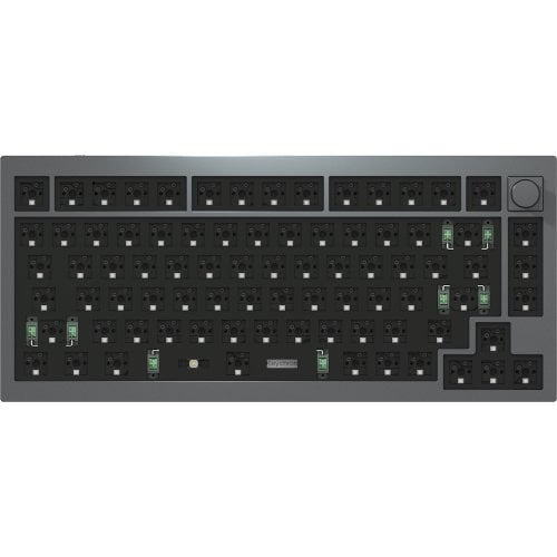 Клавіатура Keychron Q1 QMK RGB Gateron G Pro Blue Hot-Swap Knob (Q1N2) Silver Grey купити в Україні | Telemart фото
