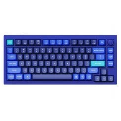 Клавиатура Keychron Q1 QMK RGB Gateron G Pro Brown Hot-Swap Knob (Q1O3Z) Navy Blue