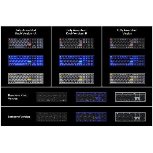 Клавіатура Keychron Q6 QMK RGB Gateron G Pro Blue Hot-Swap Knob (Q6M2Z) Carbon Black купити в Україні | Telemart фото