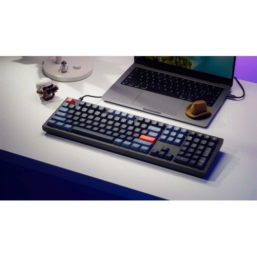 Клавиатура Keychron Q6 QMK RGB Gateron G Pro Red Hot-Swap Knob (Q6M1Z) Carbon Black купить в Украине | Telemart фото