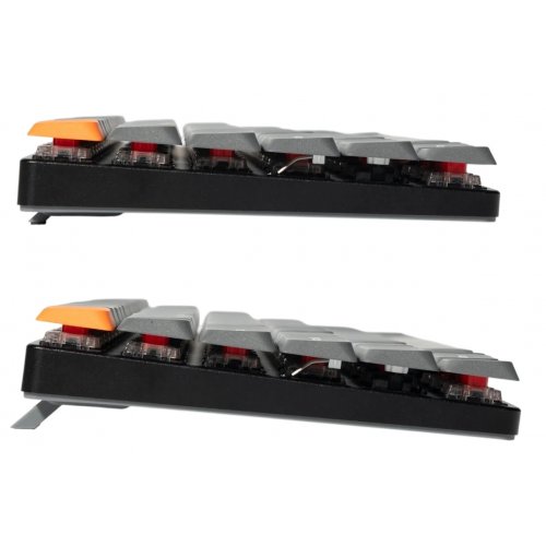 Клавіатура Keychron K1 Max RGB Low Profile Gateron Mechanical Brown Switch Wireless (K1M-B3) Black купити в Україні | Telemart фото