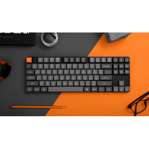 Клавіатура Keychron K1 Max RGB Low Profile Gateron Mechanical Brown Switch Wireless (K1M-B3) Black купити в Україні | Telemart фото