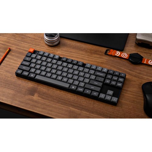 Клавіатура Keychron K1 Max RGB Low Profile Gateron Mechanical Red Switch Wireless (K1M-B1) Black купити в Україні | Telemart фото