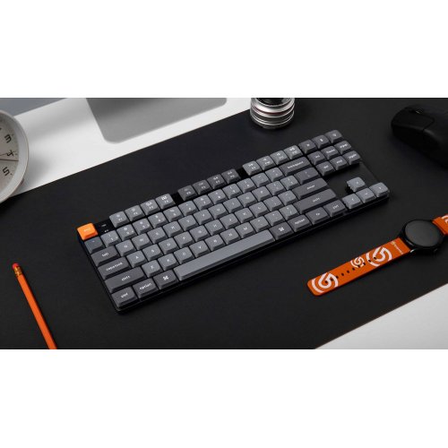 Клавіатура Keychron K1 Max RGB Low Profile Gateron Mechanical Red Switch Wireless (K1M-B1) Black купити в Україні | Telemart фото