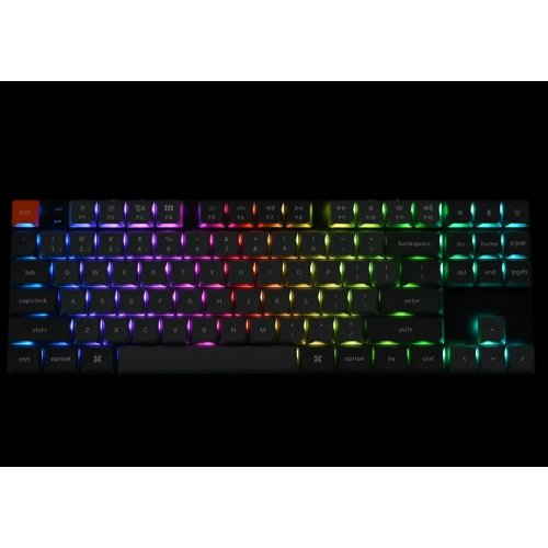 Клавіатура Keychron K1 Max RGB Low Profile Gateron Mechanical Red Switch Wireless (K1M-B1) Black купити в Україні | Telemart фото