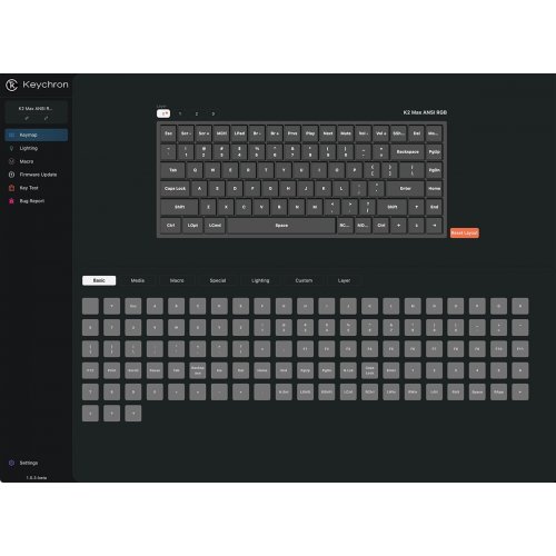 Клавіатура Keychron K2 Max RGB Keychron Super Brown Switch Wireless (K2M-B3) Black купити в Україні | Telemart фото