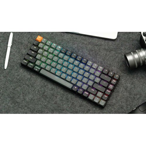 Клавіатура Keychron K3 V3 RGB Keychron Milk POM Brown Switch Wireless (K3X-B3) Black купити в Україні | Telemart фото