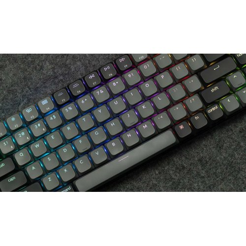 Клавіатура Keychron K3 V3 RGB Keychron Milk POM Red Switch Wireless (K3X-B1) Black купити в Україні | Telemart фото