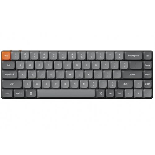 Клавіатура Keychron K7 Max RGB Low Profile Gateron Mechanical Brown Switch Wireless (K7M-B3) Black купити в Україні | Telemart фото
