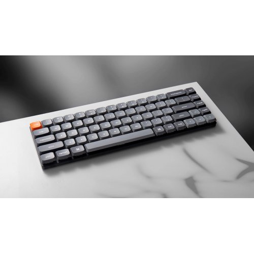 Клавіатура Keychron K7 Max RGB Low Profile Gateron Mechanical Brown Switch Wireless (K7M-B3) Black купити в Україні | Telemart фото