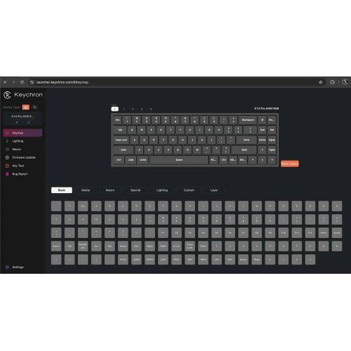 Клавіатура Keychron K7 Max RGB Low Profile Gateron Mechanical Red Switch Wireless (K7M-B1) Black купити в Україні | Telemart фото