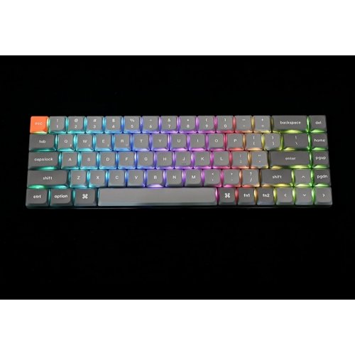 Клавіатура Keychron K7 Max RGB Low Profile Gateron Mechanical Red Switch Wireless (K7M-B1) Black купити в Україні | Telemart фото