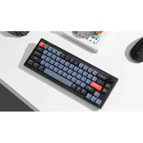 Клавіатура Keychron V2 RGB Keychron K Pro Brown Switch Hot-Swap (V2-A3) Frosted Black купити в Україні | Telemart фото