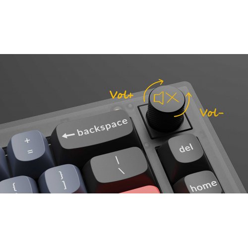 Клавіатура Keychron V2 RGB Keychron K Pro Brown Switch Hot-Swap (V2-A3) Frosted Black купити в Україні | Telemart фото