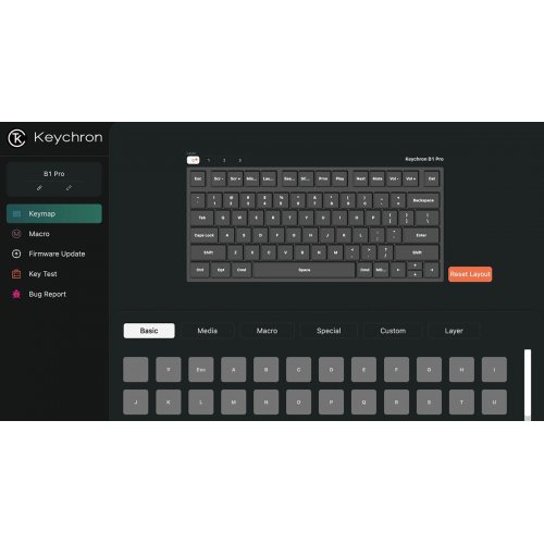 Клавіатура Keychron B1 Pro Ultra Slim Wireless (B1P-K8) Ivory White купити в Україні | Telemart фото