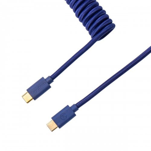 Кабель Keychron Coiled Aviator Cable Straight (CABL_KEYCHRON) Blue купити в Україні | Telemart фото