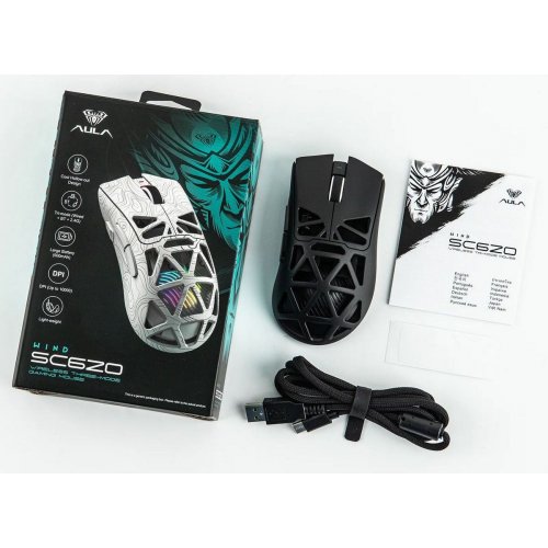 Мышка AULA SC620 Wireless (6978080505521) Black купить в Украине | Telemart фото