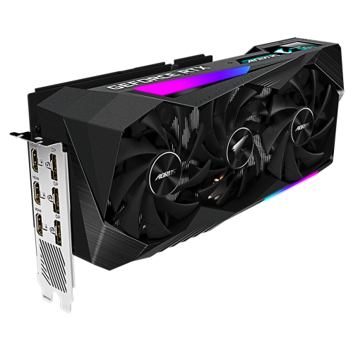 Відеокарта Gigabyte GeForce RTX 3070 AORUS MASTER 8192MB (GV-N3070AORUS M-8GD) (Відновлено продавцем, 909586) купити в Україні | Telemart фото