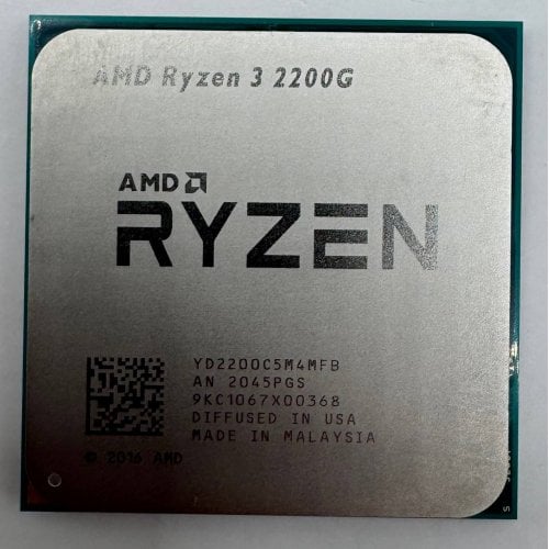 Процесор AMD Ryzen 3 2200G 3.5(3.7)GHz sAM4 Tray (YD220BC5M4MFB) (Відновлено продавцем, 909590) купити в Україні | Telemart фото