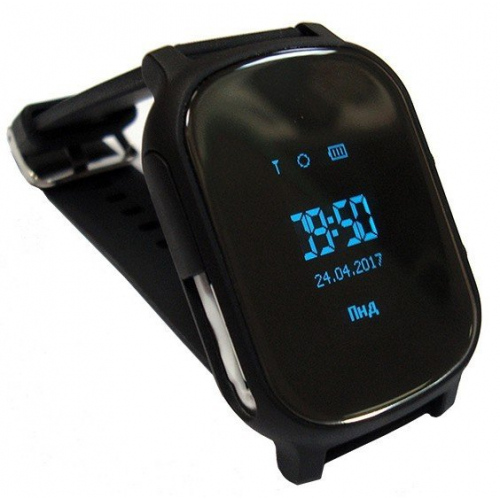 Купить Умные часы GOGPS ME К20 (K20BK) Black - цена в Харькове, Киеве, Днепре, Одессе
в интернет-магазине Telemart фото