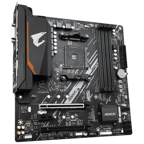 Уцінка материнська плата Gigabyte B550M AORUS ELITE (sAM4, AMD B550) (Сліди використання, 909654) купити в Україні | Telemart фото